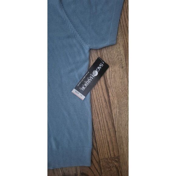 NWT Sag Harbor Short Sleeve Plus Size Light Sweater Top Women's Size 1X - Picture 4 of 5